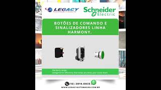 Botões de comando e sinalizadores linha Harmony Schneider Electric.🏭