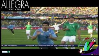 FRANCIA SUD AFRICA - 1-2 - URUGUAY MESSICO - 1-0 - SINTESI GOL HIGHLIGHTS - 22-06-2010