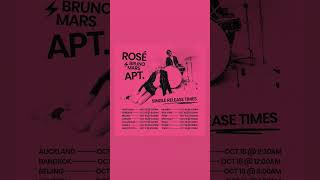 ROSÉ & Bruno Mars - APT Octocber 28th #rosé #brunomars