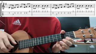 Angry Bird Theme - Easy Beginner Ukulele Tabs With Playthrough Tutorial Lesson