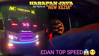 EDAN TOP SPEED BIKIN DENGKUL GEMETER😱!DRIVER SUOS JARANG TEREXPOSE! HARAPAN JAYA 7629 "KEZIA"