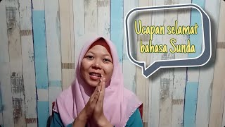 Ucapan selamat | belajar bahasa sunda part. 1