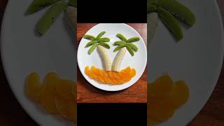 kiwi🥝banana🍌orange🍊art cutting fruit decoration ideas😀#fruit #decoration #subscribe #@ishavlogs__