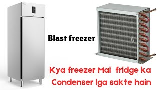 Freezer Condenser damage ho gya kya usme Bda Condenser laga sakte hain|| How to charge r404a