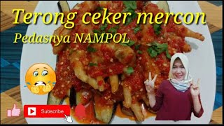 Resep dan cara membuat terong ceker mercon