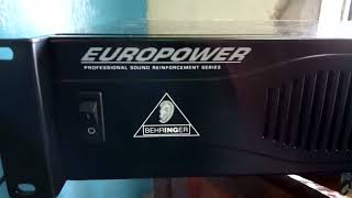 The latest Behringer 4000W power Amp is Unleashed!