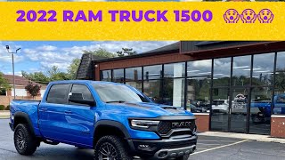 Inside the 2022 Hydro Blue Pearl @ramtrucks 1500 TRUMP .#shorts #youtube #truck