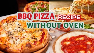 Homemade Pizza Recipe Without oven | BBQ Pizza with Pizza sauce | @hinawaqas8480