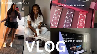 VLOG : QUICK HOTEL STAY | THE FRUSTRATING SIDE OF CONTENT CREATING | NEW PR FROM NATURIUM |