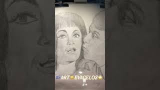 🇬🇷ART☀️EVAGELOS pencil sketch portrait drawing ✍️