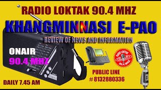 KHANGMINNASI E-PAO || HOST : SS MANGANG || GUEST : Dr SM SANASAM || WEDNESDAY 3RD JULY  2024