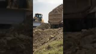 The Ultimate Lake Filling Up Bulldozer And Wheel Loader Pushing Rock 2022 #Shorts 421