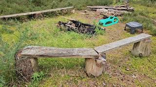 campfire area at moray sawmill