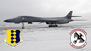 Winter Landings of B-1B Lancers at Ellsworth AFB (4K)