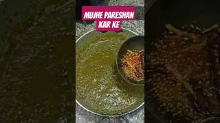 Sarso ka saag #ytshorts #ytviral #youtubeshort #saritacookingvlog