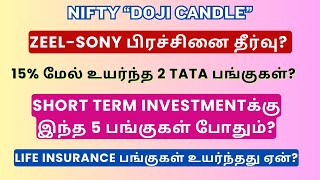 Nifty "Doji Candle"| Zeel - Sony Deal | Tata Elxsi | Tatainvest | Kfintech | CESC | Tamil | @CTA100