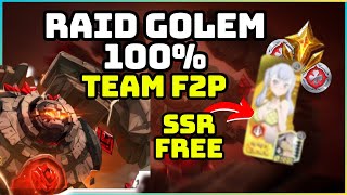 TEAM & BUILD 100% F2P COMO PASSE O GOLEM RAID | BLACK CLOVER MOBILE