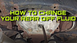 HOW TO CHANGE REAR DIFFERENTIAL FLUID *INFINITI G37*SUPER EASY*