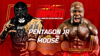 Pentagon Jr VS Moose - TNA Heavyweight Champion (TNA #4 WWE2K24)