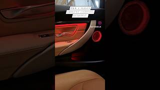 BMW 3 Series f30 Ambient Lighting & Apple Carplay #afteroneuk  #bmw #apple #f30