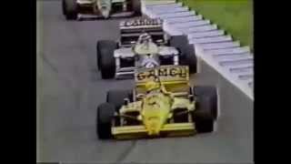 Senna vs. Piquet - Senna se dá mal