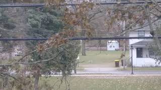 Service Vehicle On Train Tracks Thru Albion