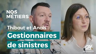 Thibaut et Anaïs, gestionnaires de sinistres chez Crédit Agricole Assurances