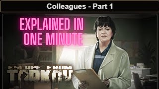 Colleagues Part 1 EScape From Tarkov Under A minute Guide Shoreline Therapist #eft