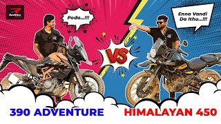 Himalayan 450 vs Ktm 390 Adventure | Comparison review | Tamil | RevNitro