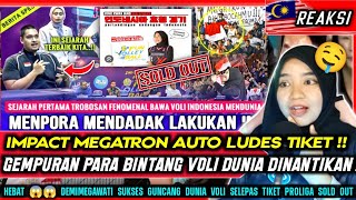 Ini GIL4❗❗IMPACT MEGAWATI FANS INDONESIA CIPTA SEJARAH LUDESIN 12 RIBU TIKET  😱😱