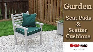 Water Proof Garden Seat Pads And Scatter Cushions/outdoor