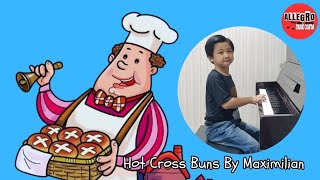 Maximilian Alexander Charwin plays Hot Cross Buns