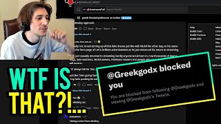 xQc on Pokimane Tweeting About Greek Blocking Her on Twitter