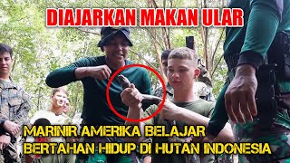 Makan Ular hidup-hidup, Cara Marinir Bertahan Hidup di Hutan