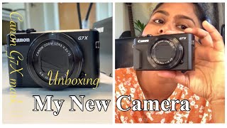 මගේ අලුත් කැමරා එක ♡ Unboxing My New Camera ♡ Canon G7X Mark ii