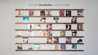 DIY Simple Modular Picture Wall with the HP ENVY Photo Printer