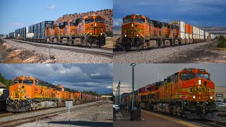 Seligman Sub Railfanning Day 3 - Seligman and Flagstaff - Foreign Power Galore!