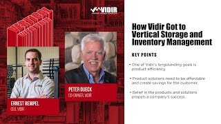 Vertical with Vidir Podcast   Episode 3 - How Vidir Got to Vertical Storage and Inventory Management