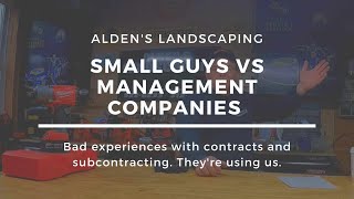 TALKING CONTRACTS AND BUSINESS |#LANDSCAPECONTRACTS #SNOWMANAGEMENT #LANDSCAPINGBUSINESS