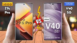 iQOO Z9s Pro Vs vivo V40 - Full Comparison 🔥 Techvs