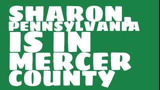 What county is Sharon, Pennsylvania in?