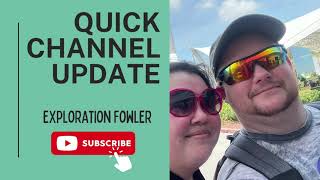 | Channel Update | New video schedule | Travel Plans |