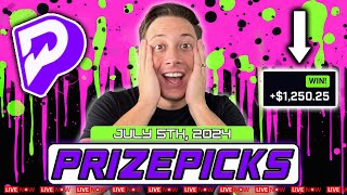 TOP PRIZEPICKS MLB, WNBA & Esports PLAYER PROPS for TODAY 7/5! (LIVE)