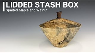 Turning a Lidded Stash Box - Woodturning Project