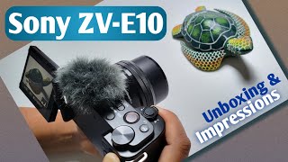 Sony ZV-E10 Unboxing & Impressions