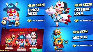 Unlocking Ayakashi Clan Skin Set In Brawl Stars - Ayakashi Clan Skins Brawl Stars