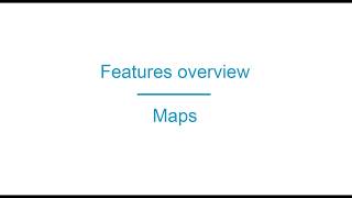 ABC App Builder Features overview Maps