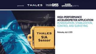 Inside GNSS - High Performance Accelerometer Webinar - 07/08/20