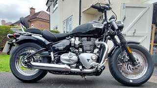 Bonneville Speedmaster 1200 1st Day of ownership. P.O.V.