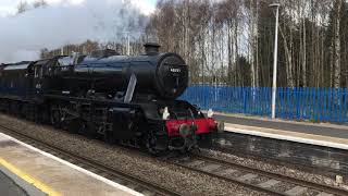 48151 8F steam locomotive whitchurch shropshire 27/03/2019